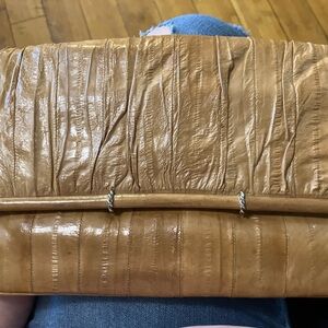 Vintage eel skin purse